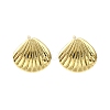 Brass Stud Earrings EJEW-H157-01G-03-4