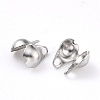 Tarnish Resistant 304 Stainless Steel Bead Tips STAS-P126-04P-3