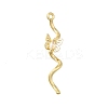 Brass Pave Cubic Zirconia Pendants LS-KK-Q048-10G-1