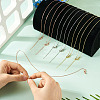 6Pcs 3 Colors Brass Box Chain Necklaces NJEW-TA0001-20-8