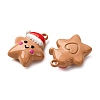 Christmas Themes Baking Paint Alloy Pendants LS-FIND-G097-02E-2