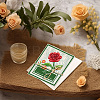 2Pcs 2 Styles Flower Carbon Steel Cutting Dies Stencils DIY-WH0309-3123-5
