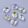 Faceted Glass Pendants GLAA-F068-C27-01-1