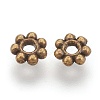 Tibetan Style Alloy Daisy Spacer Beads LS-X-TIBEB-A101757-AB-FF-2