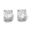Rack Plating Brass Micro Pave Cubic Zirconia Beads KK-Z071-39P-1