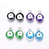 304 Stainless Steel Enamel Charms STAS-G122-24-1