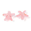 Frosted Glass Beads FGLA-T005-01I-2