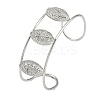 Non-Tarnish 304 Stainless Steel Wide Hollow Textured Opaen Cuff Bangles BJEW-Q348-07P-02-1