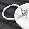 Plastic Pearl Beaded Bracelets for Women BJEW-L716-02P-3