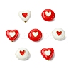 8Pcs 4 Styles Brass Enamel Beads KK-CJ0002-93-8