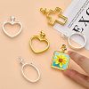 10Pcs 10 Style Zinc Alloy Pendant Cabochon Settings FIND-CA0005-85-3