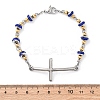 201 Stainless Steel Link Chain Bracelets BJEW-A032-01GP-02-3