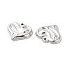 Non-Tarnish 304 Stainless Steel Pendants STAS-L268-032P-3