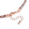 3.5MM Round Nylon Cotton Cord Necklace Making NJEW-C106-03RG-12-3