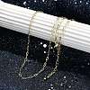 Rack Plating Brass Cable Chain Necklaces NJEW-H049-05G-1