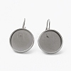 Tarnish Resistant 304 Stainless Steel Leverback Earring Findings LS-STAS-L253-005B-P-2