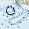60Pcs 5 Styles Brass Spacer Beads KK-PH0011-20-5