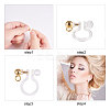 Plastic Clip-on Earring Findings KY-P007-F01-6