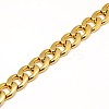 304 Stainless Steel Curb Chain/Twisted Chain Necklaces STAS-A028-N127G-2