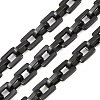 201 Stainless Steel Square Link Chains CHS-H118-17EB-1
