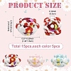 15Pcs 3 Colors Opaque Acrylic Beads SACR-YW0001-82-2