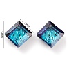Embossed Glass Rhinestone Pendants GLAA-J101-03A-001BB-3