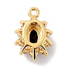 Eco-Friendly Brass Micro Pave Cubic Zirconia Charms ZIRC-C027-12G-07-RS-2