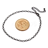 Rack Plating Brass Curb Chain Bracelets for Women BJEW-G735-16B-5
