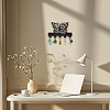 Wood & Iron Wall Mounted Hangers HJEW-WH0055-146-7
