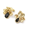 PVD Vacuum Plating Golden 304 Stainless Steel Stud Earrings for Women EJEW-C120-18G-01-2