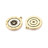 304 Stainless Steel Enamel Pendants STAS-Q111-10G-02-2