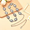Oval Link Chain Waist Chains AJEW-CJC0006-03AS-5