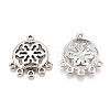 Tibetan Style Alloy Chandelier Components Links PALLOY-M186-06AS-RS-2