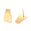 201 Stainless Steel Stud Earrings Finding STAS-B035-06G-1