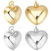 10Pcs 2 Colors Eco-Friendly Brass Pendants KK-BBC0017-34-1
