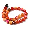 Natural Agate Beads Strands G-Z145-B01-14mm-A-3