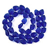 Transparent Frosted Glass Beads Strands LS-FGLA-S001-02E-3