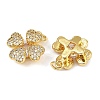Brass Micro Pave Cubic Zirconia Pendants KK-A257-17G-01-2