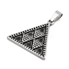 304 Stainless Steel Pendants STAS-D112-09AS-2