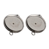 Tarnish Resistant 201 Stainless Steel Stud Earrings Findings STAS-K279-01E-P-2