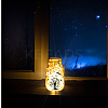 PVC Lamp Film for DIY Colorful Light Hanging Lamp Frosted Glass Jar DIY-WH0408-002-5