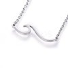 Non-Tarnish 304 Stainless Steel Pendant Necklaces NJEW-H491-17P-2