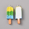 Three Color Opaque Resin Pendants LS-RESI-TAC0010-66E-1