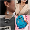 100Pcs 10 Styles Autumn Tibetan Style Alloy Pendants TIBEP-CJ0002-56-7
