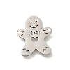 201 Stainless Steel Laser Cut Connector Charms X-STAS-R132-10P-1