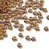 Transparent Stripe Glass Seed Beads GLAA-NH0001-06F-1