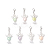 Heart Angel Acrylic Pendants Decorations HJEW-JM03779-01-2
