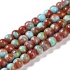 Baking Paint Glass Bead Strands GLAA-H031-01A-04-1