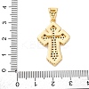 Brass Micro Pave Cubic Zirconia Pendants KK-S510-48G-02-3