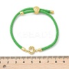 Adjustable Nylon Cord Bracelets X-BJEW-C096-01G-03-5